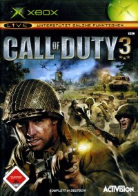 Call of Duty 3 Xbox  box art